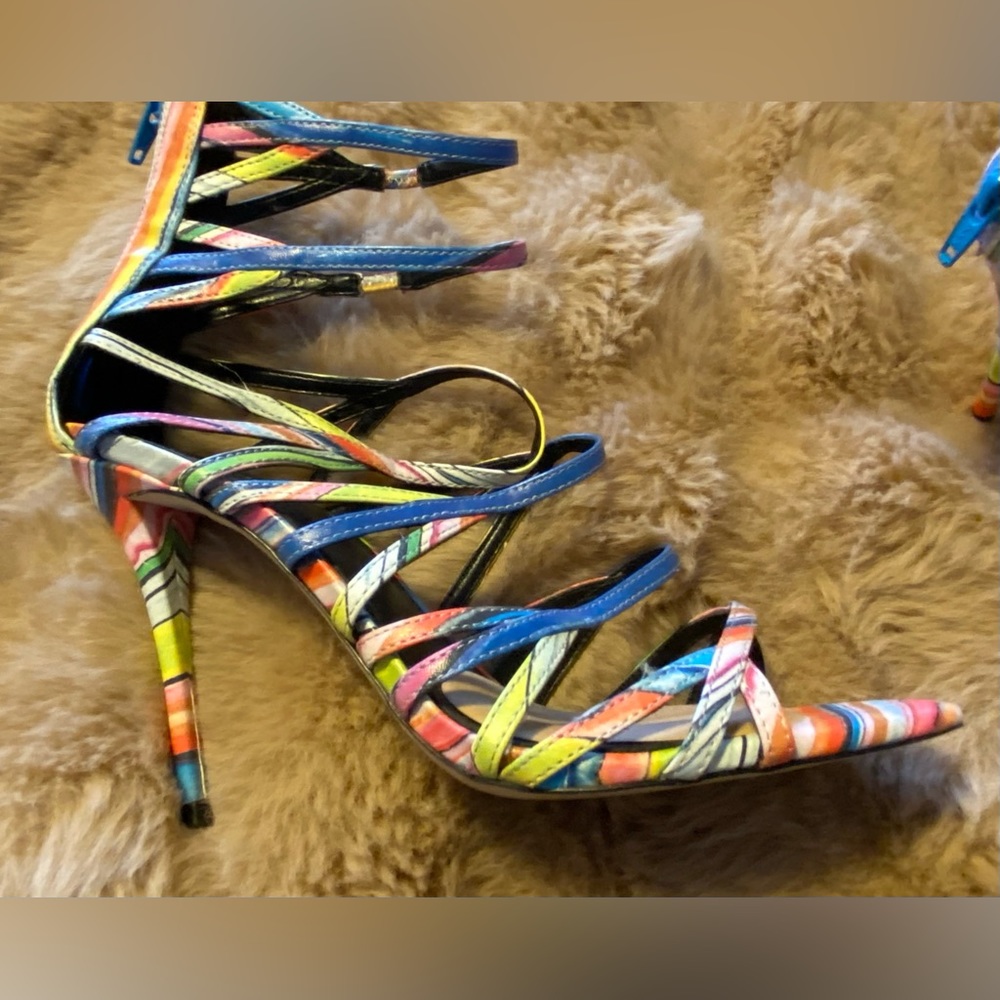 Aldo 4” heel colourful shoes